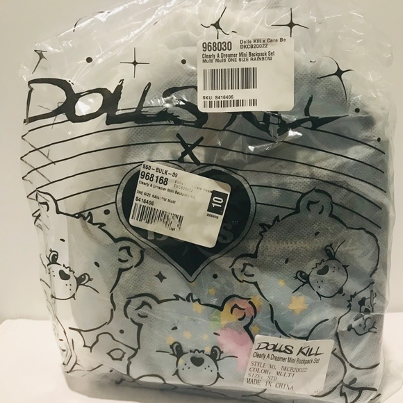 Dolls Kill Care Bears backpack - Picture 1 of 1